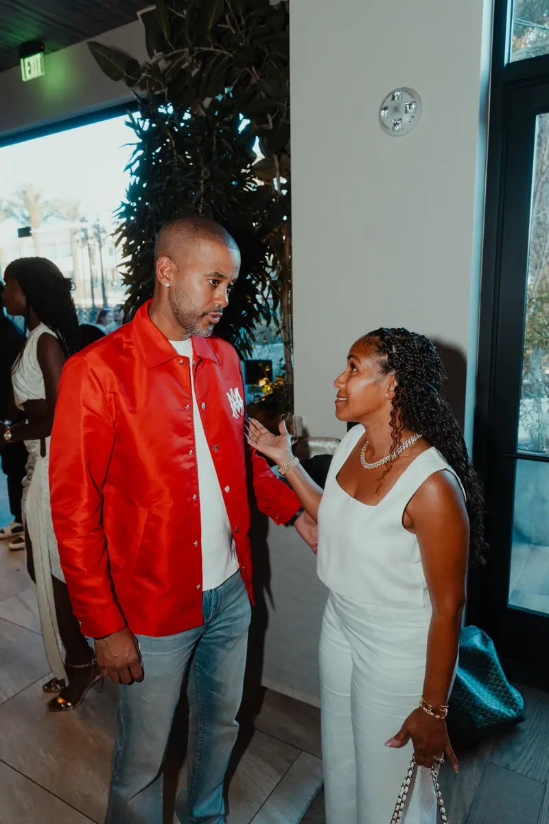 Guests on the red carpet at Celebrity Waiter Night