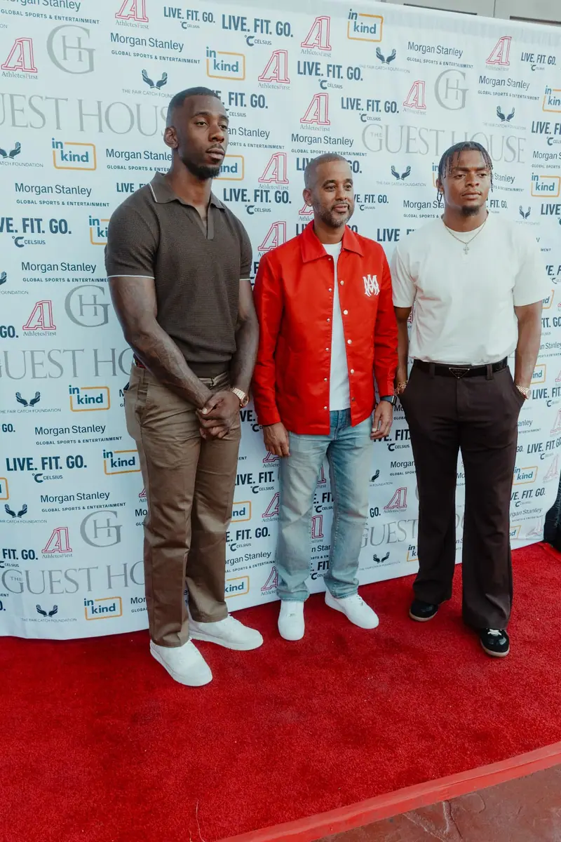 Guests on the red carpet at Celebrity Waiter Night