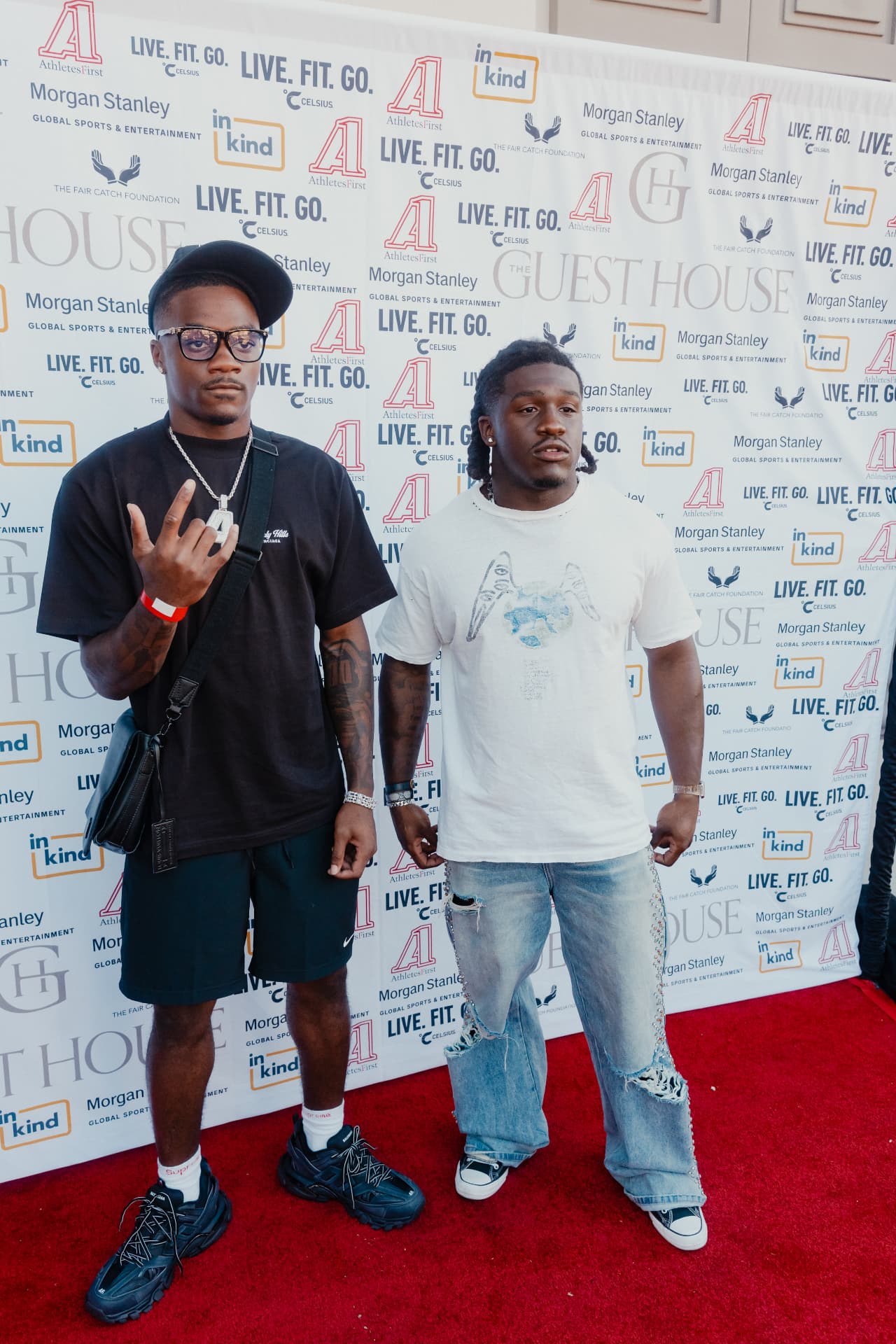 Guests on the red carpet at Celebrity Waiter Night