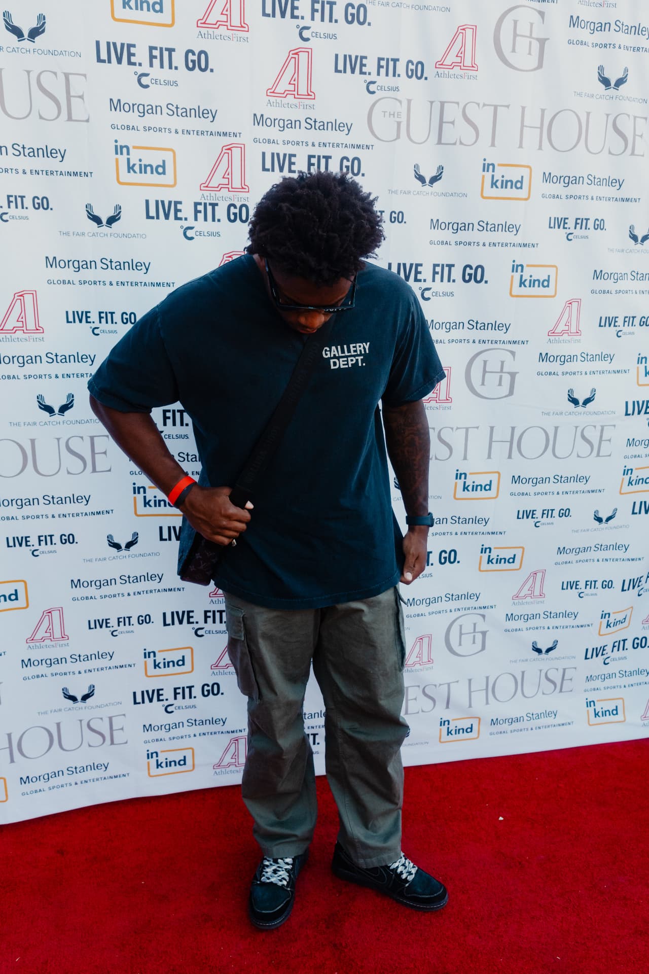 Guests on the red carpet at Celebrity Waiter Night