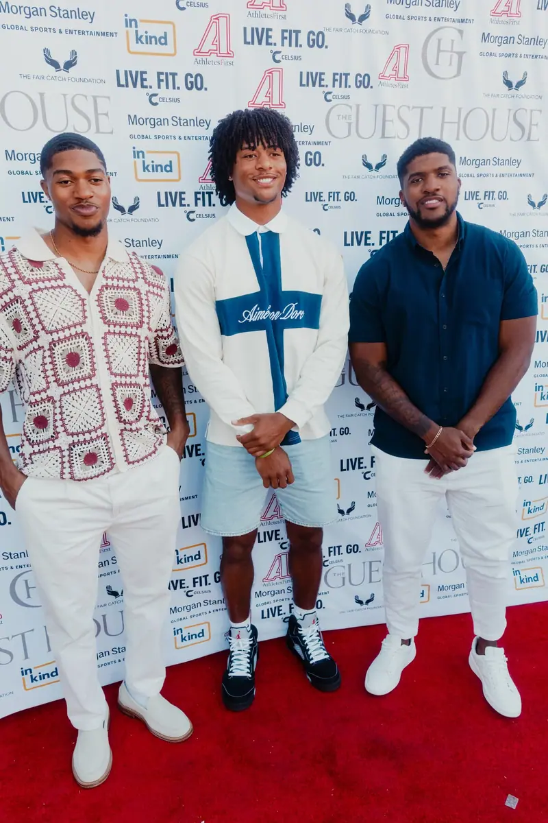 Guests on the red carpet at Celebrity Waiter Night