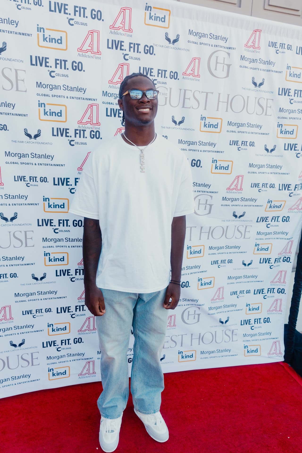 Guests on the red carpet at Celebrity Waiter Night