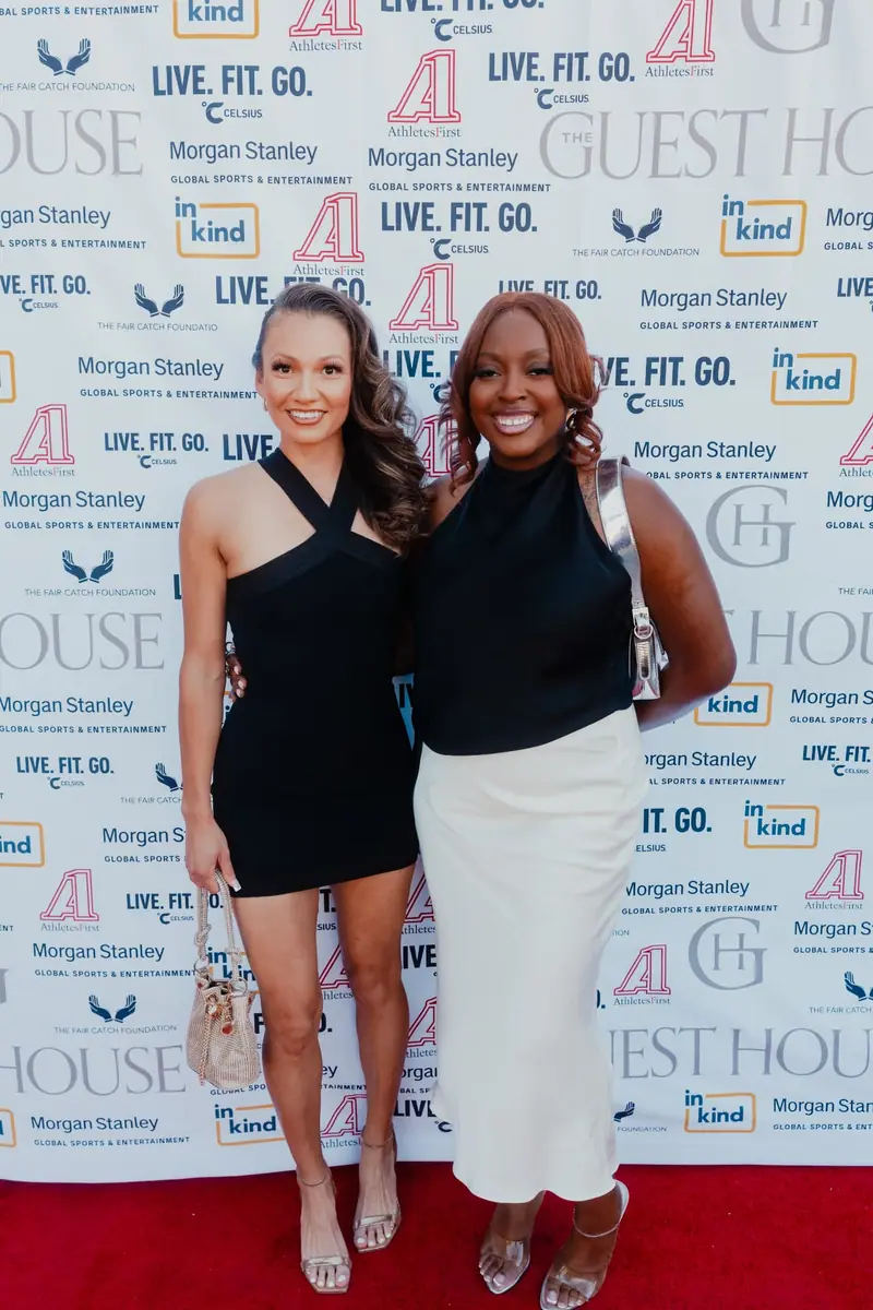 Guests on the red carpet at Celebrity Waiter Night
