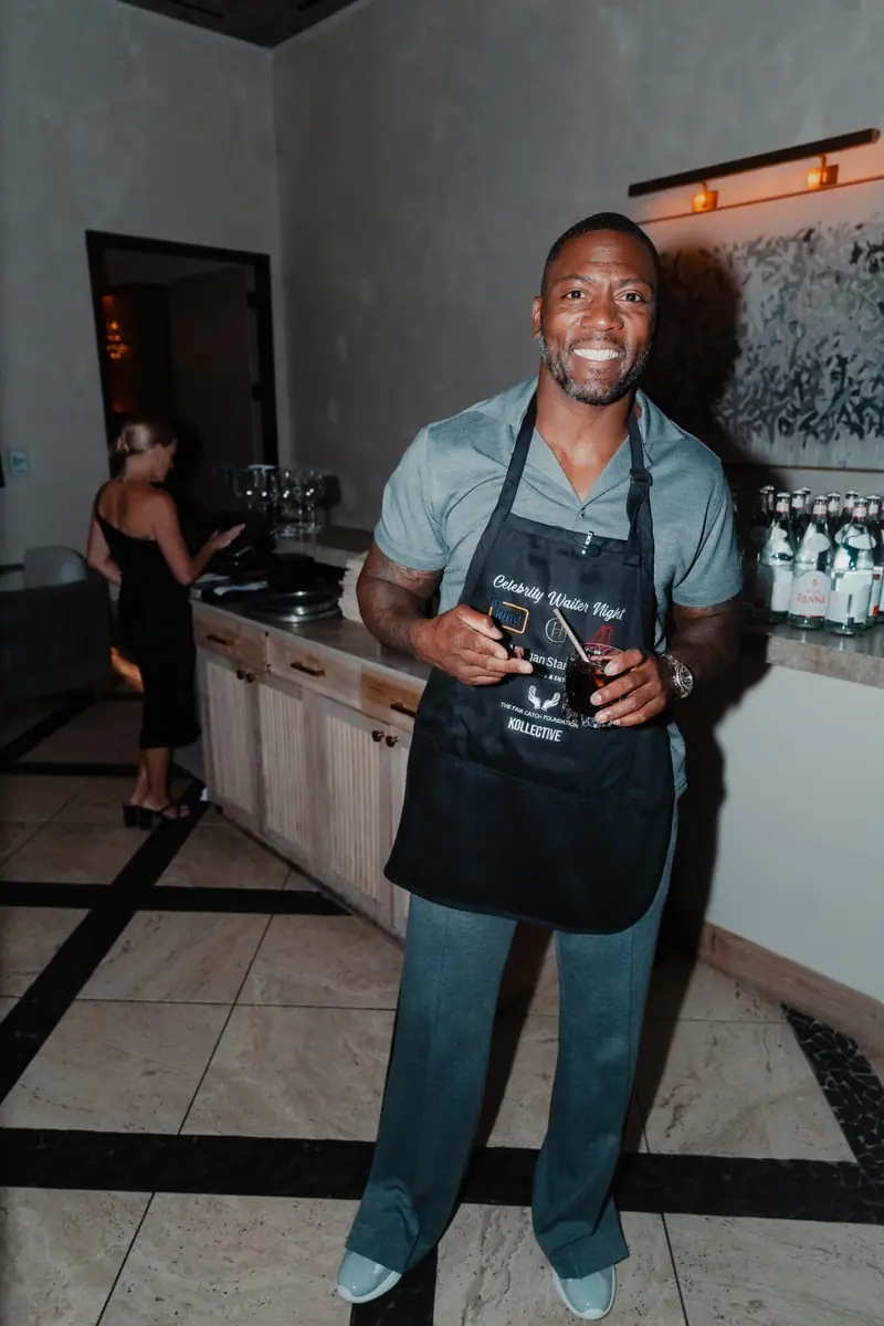 Guests on the red carpet at Celebrity Waiter Night
