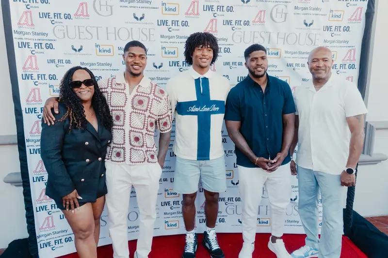 Guests on the red carpet at Celebrity Waiter Night