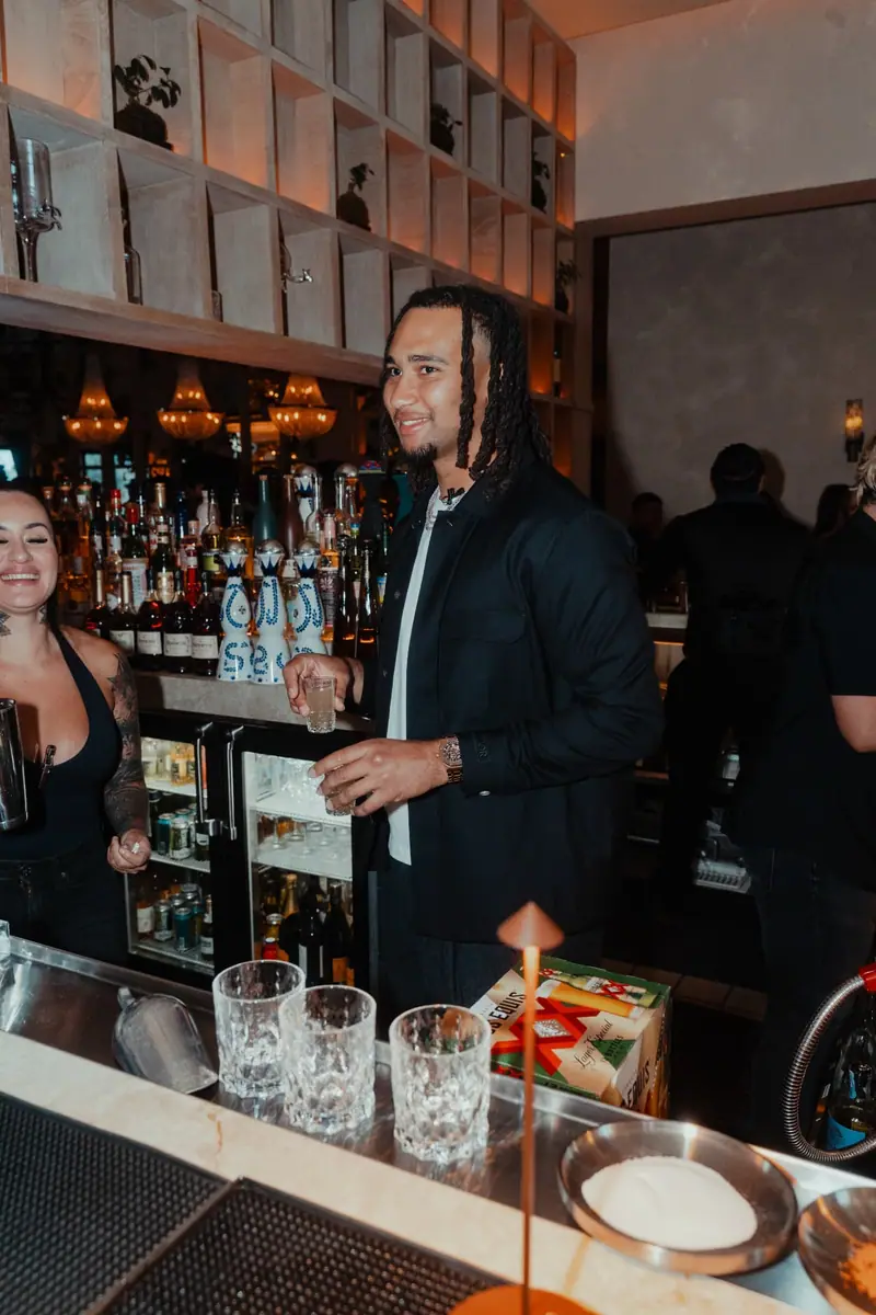 Guests on the red carpet at Celebrity Waiter Night