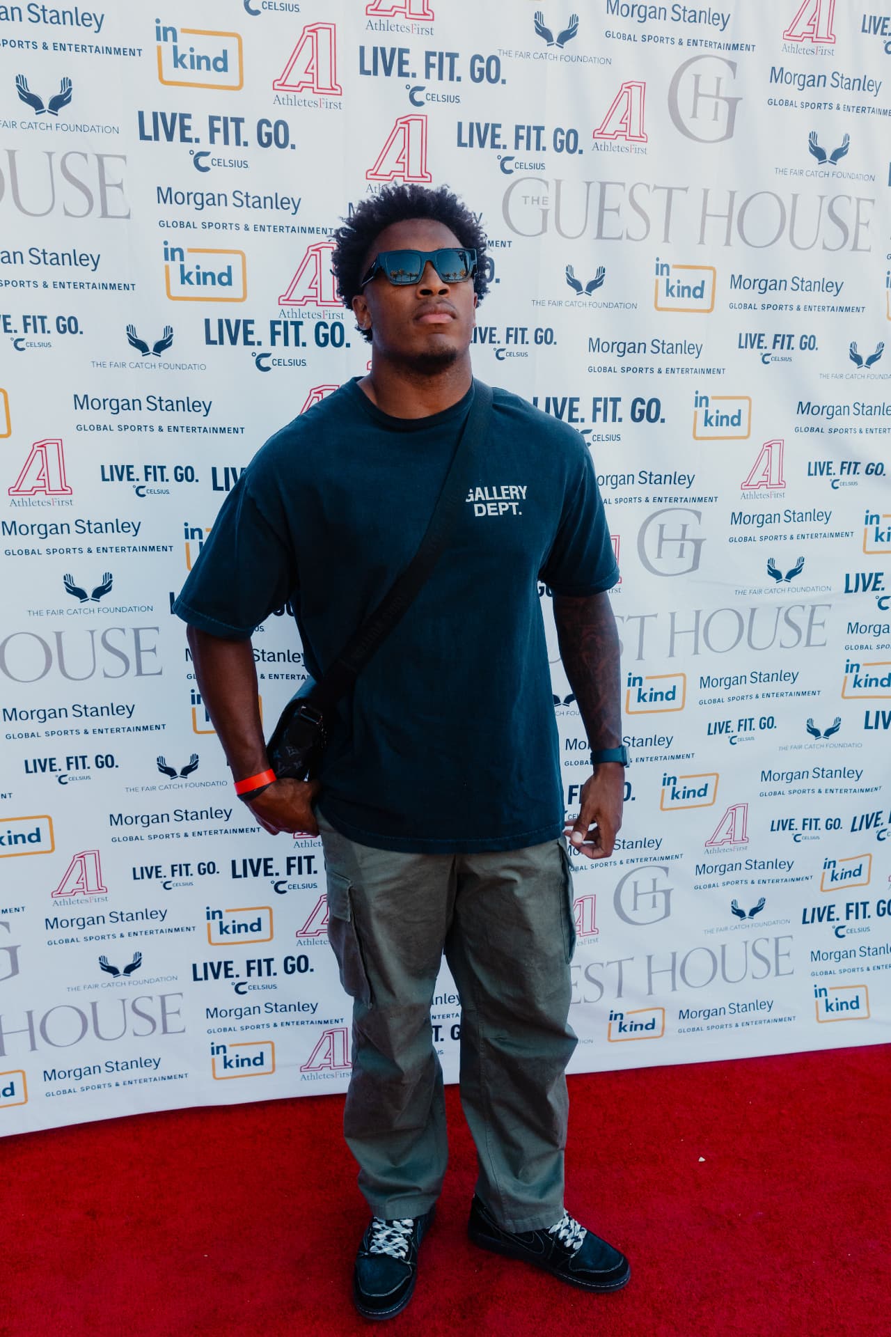 Guests on the red carpet at Celebrity Waiter Night