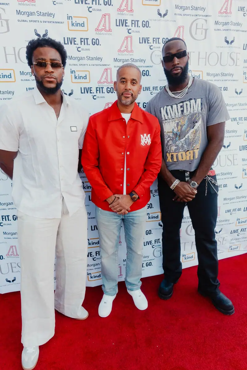 Guests on the red carpet at Celebrity Waiter Night