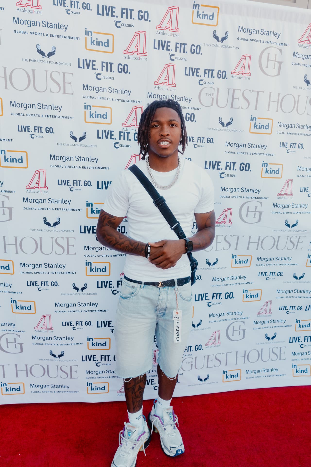Guests on the red carpet at Celebrity Waiter Night