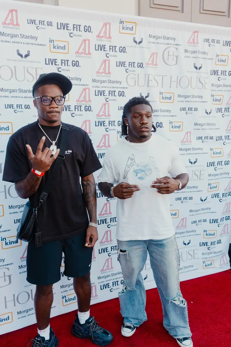 Guests on the red carpet at Celebrity Waiter Night