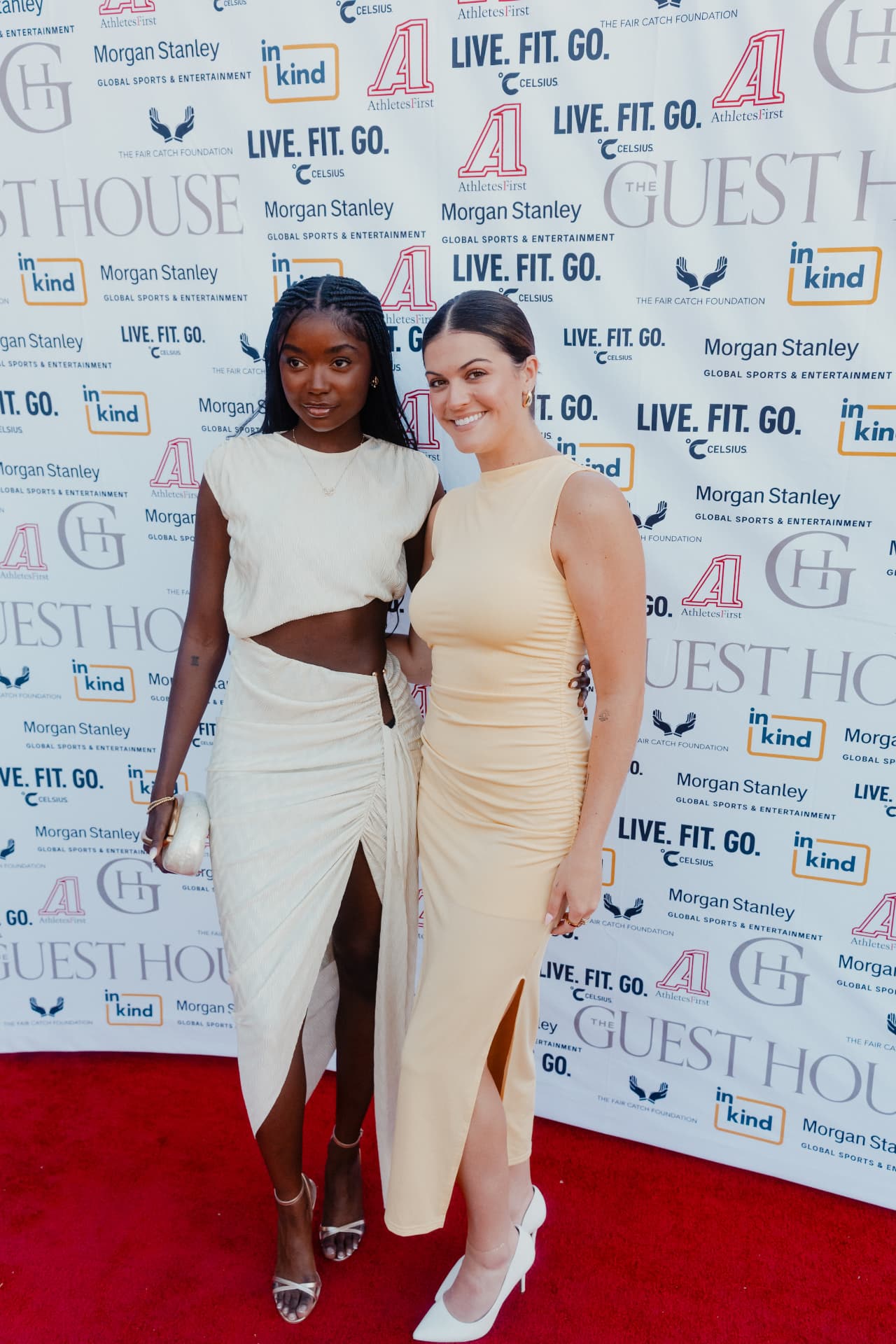 Guests on the red carpet at Celebrity Waiter Night