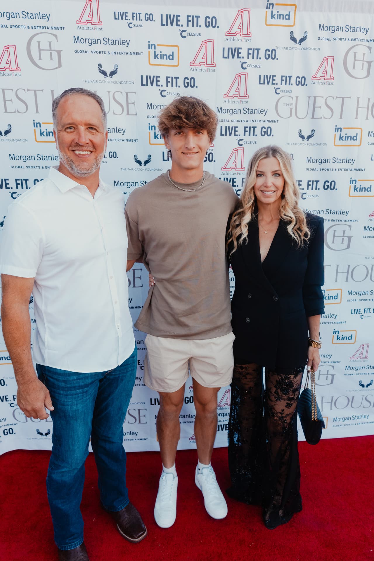Guests on the red carpet at Celebrity Waiter Night