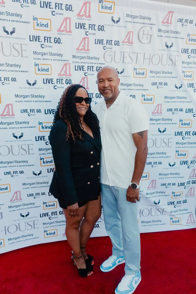 Guests on the red carpet at Celebrity Waiter Night