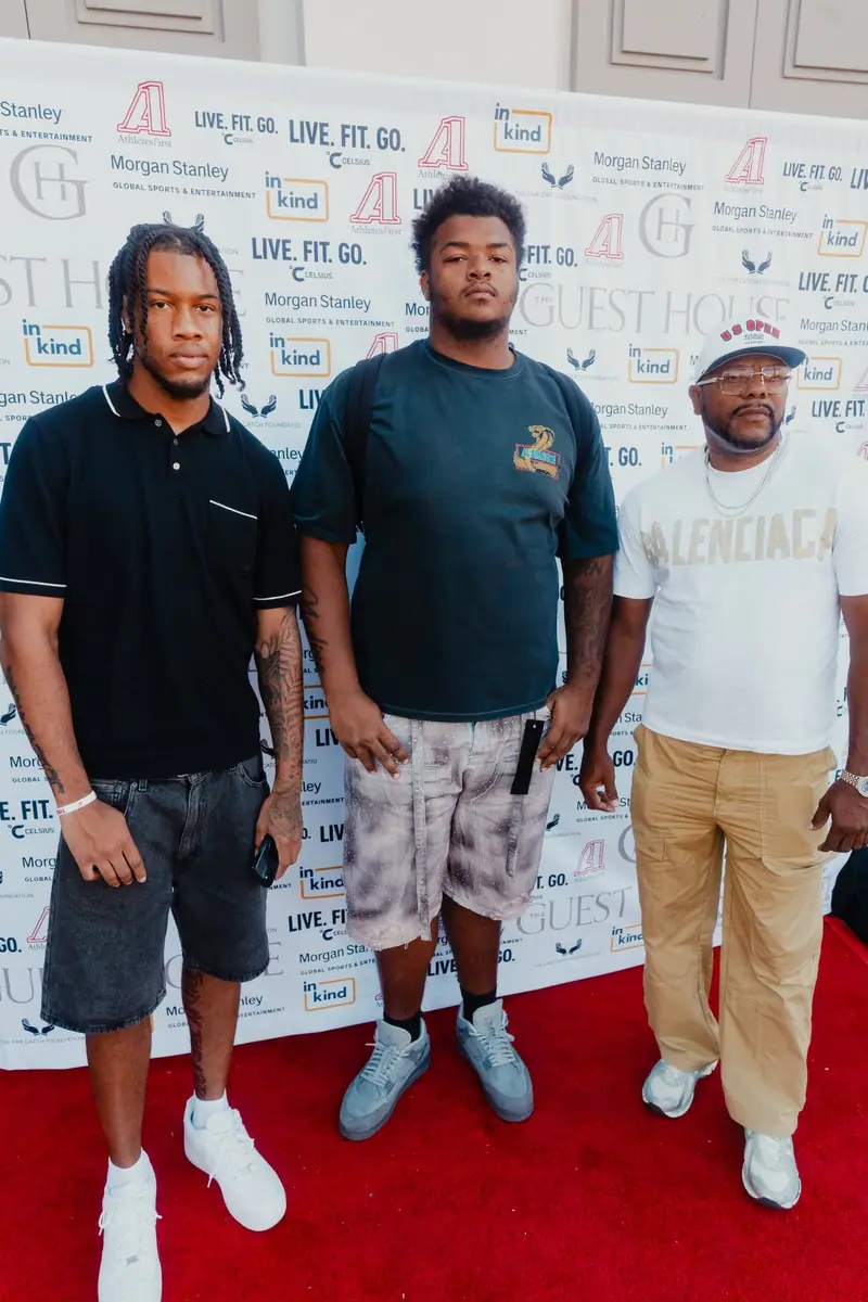 Guests on the red carpet at Celebrity Waiter Night