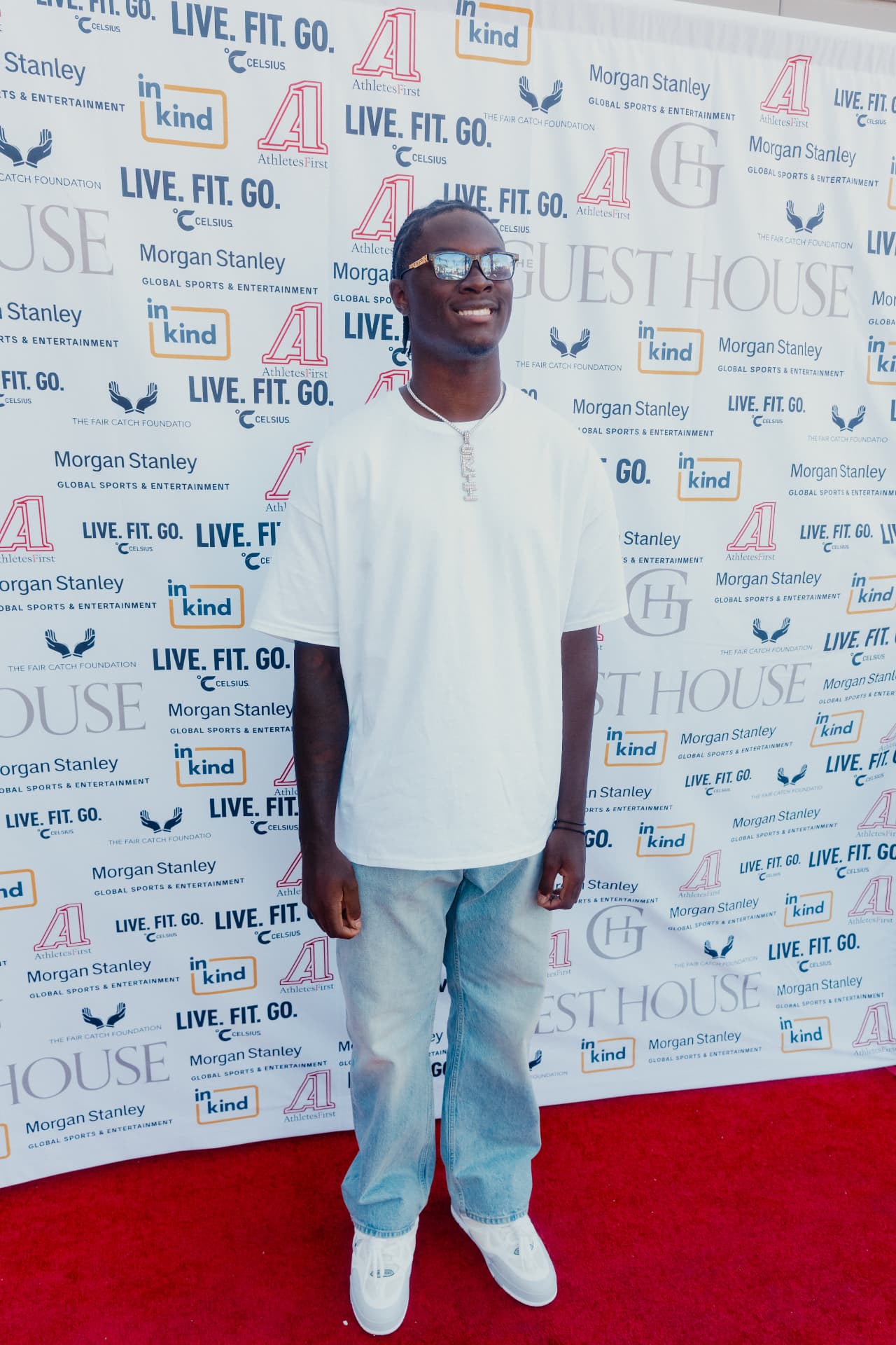Guests on the red carpet at Celebrity Waiter Night