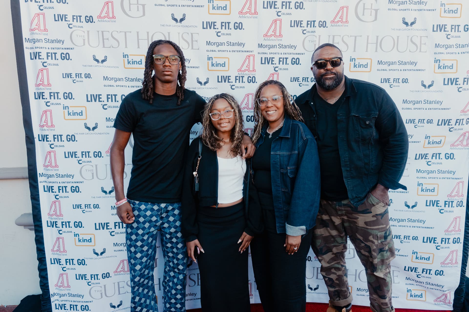 Guests on the red carpet at Celebrity Waiter Night