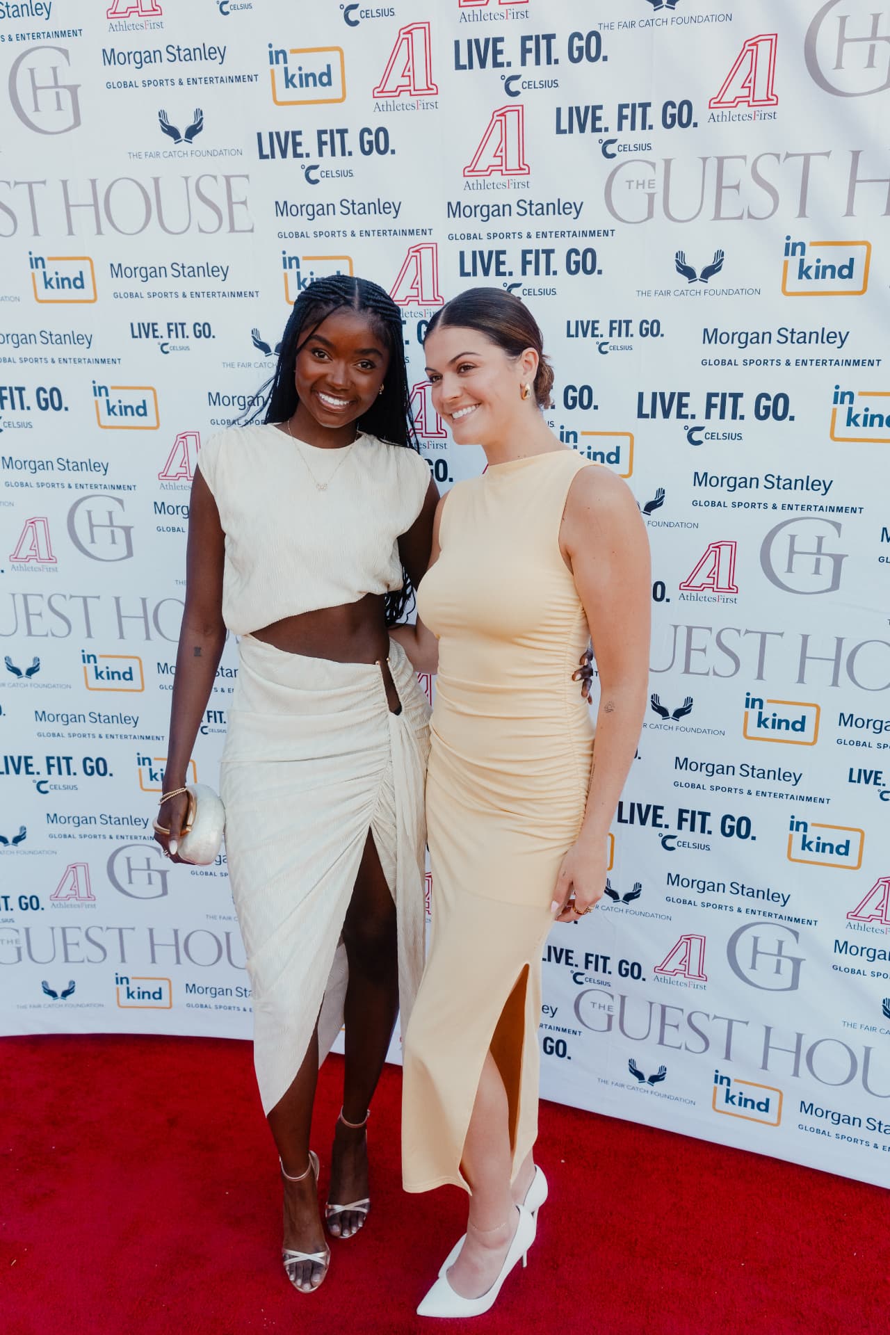 Guests on the red carpet at Celebrity Waiter Night