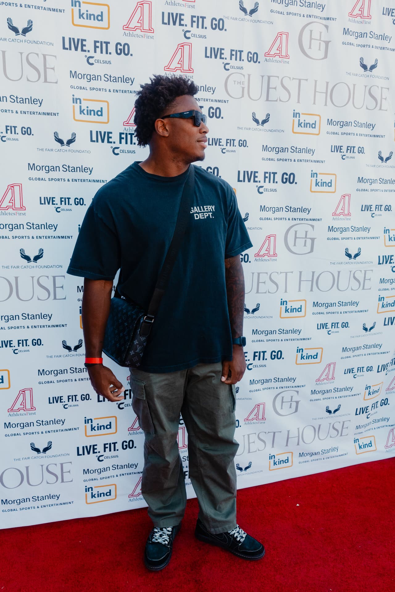 Guests on the red carpet at Celebrity Waiter Night