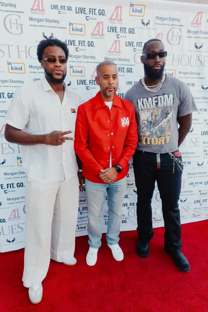Guests on the red carpet at Celebrity Waiter Night