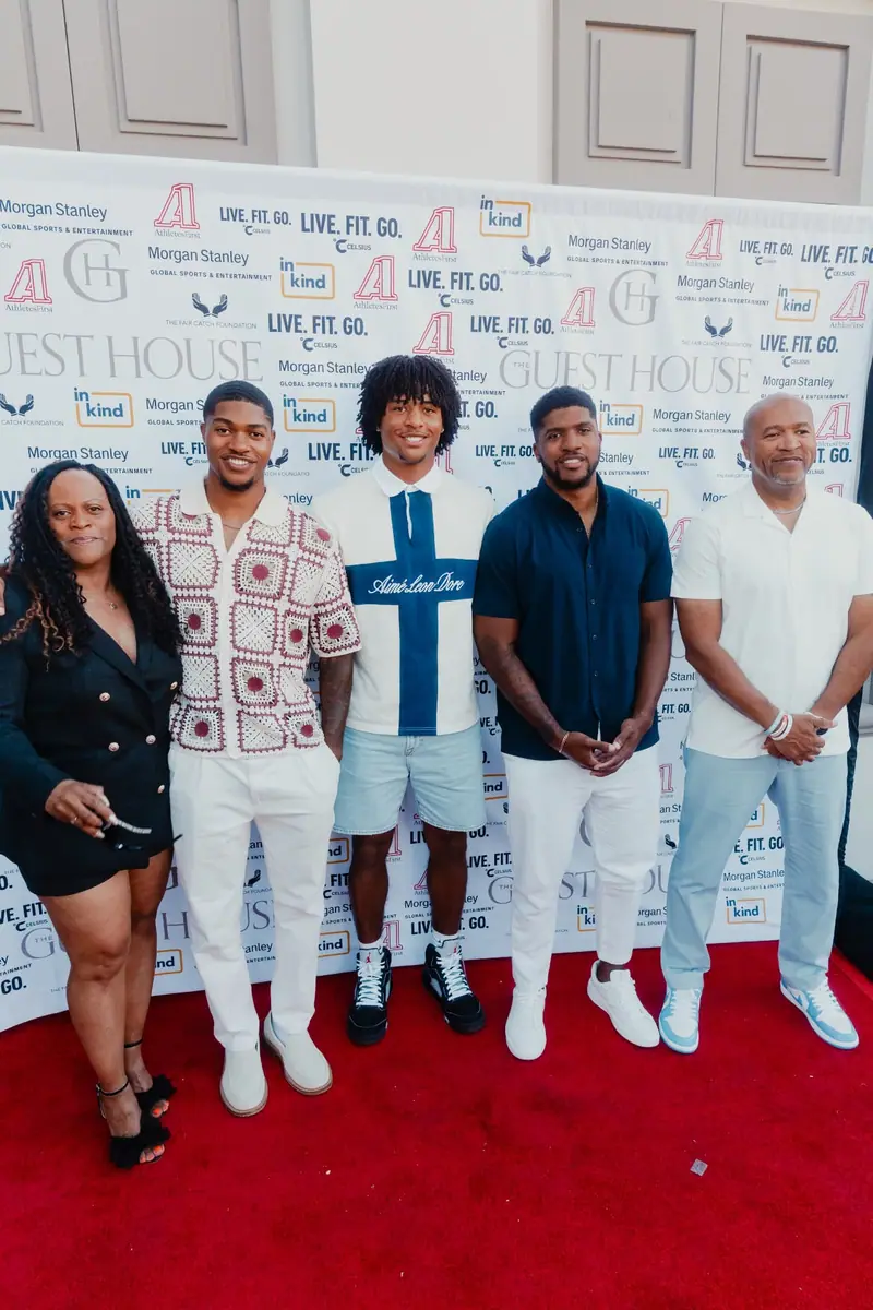 Guests on the red carpet at Celebrity Waiter Night