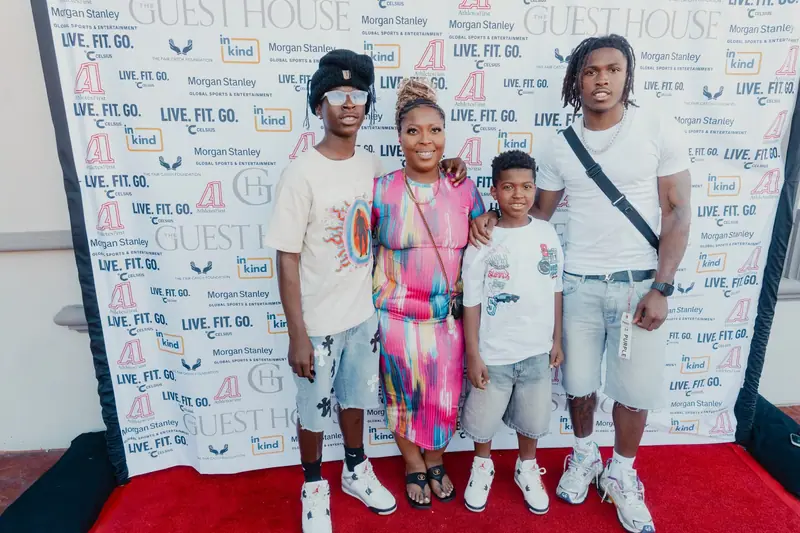 Guests on the red carpet at Celebrity Waiter Night